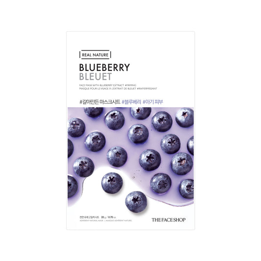 The Face Shop Real Nature Face Mask Blueberry