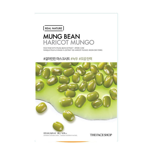 The Face Shop Real Nature Face Mask Mung Bean