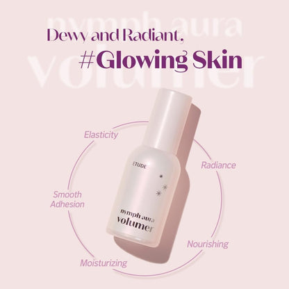 ETUDE Nymph Aura Volumer 24g (0.81Fl Oz) | Face Primer, Body Primer, Restoring, Glow & Shiny Makeup Base
