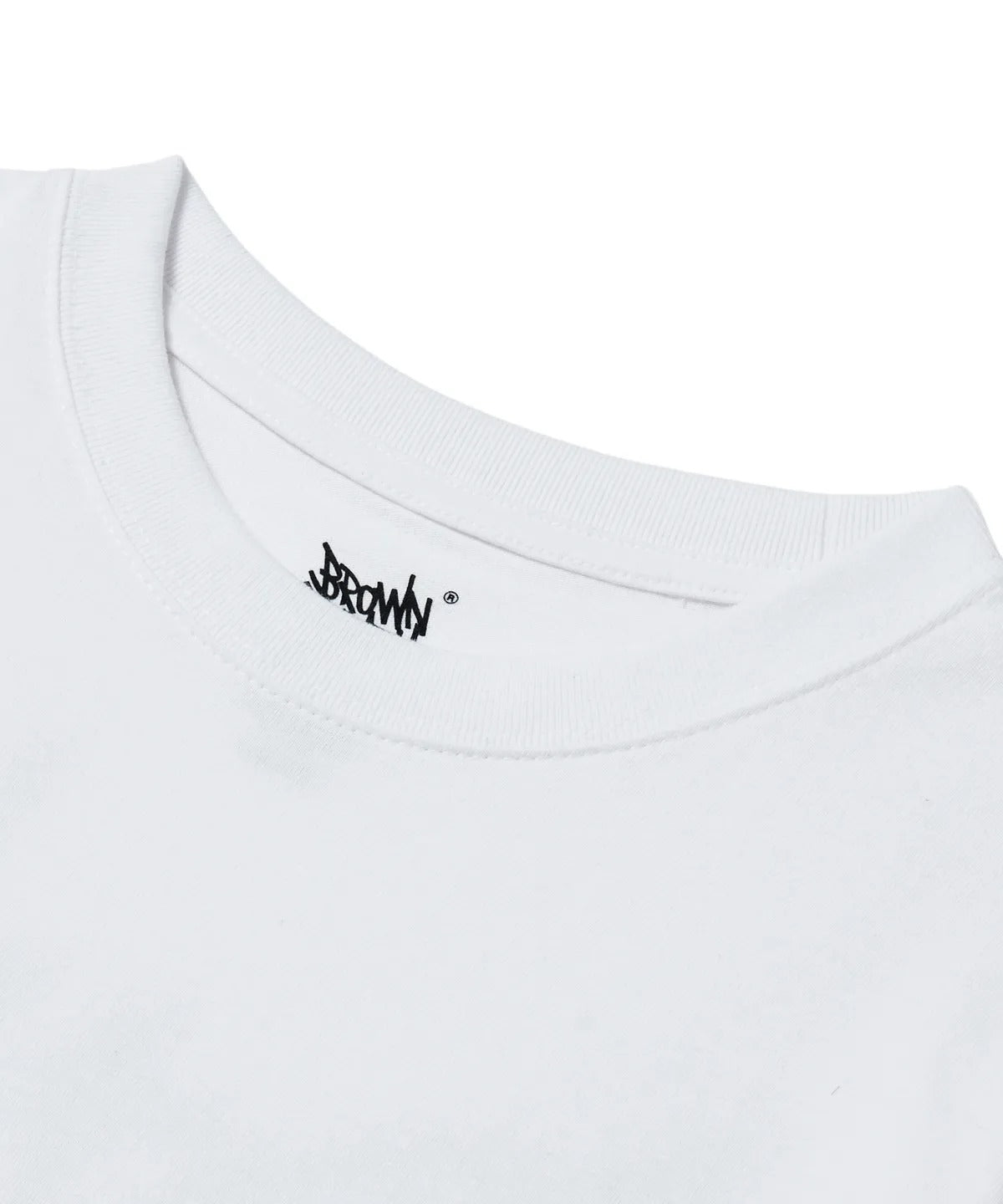 [BrownBreath] PART OF TAG TEE - WHITE