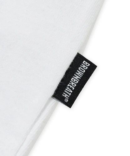 [BrownBreath] PAISLEY TAG TEE - WHITE