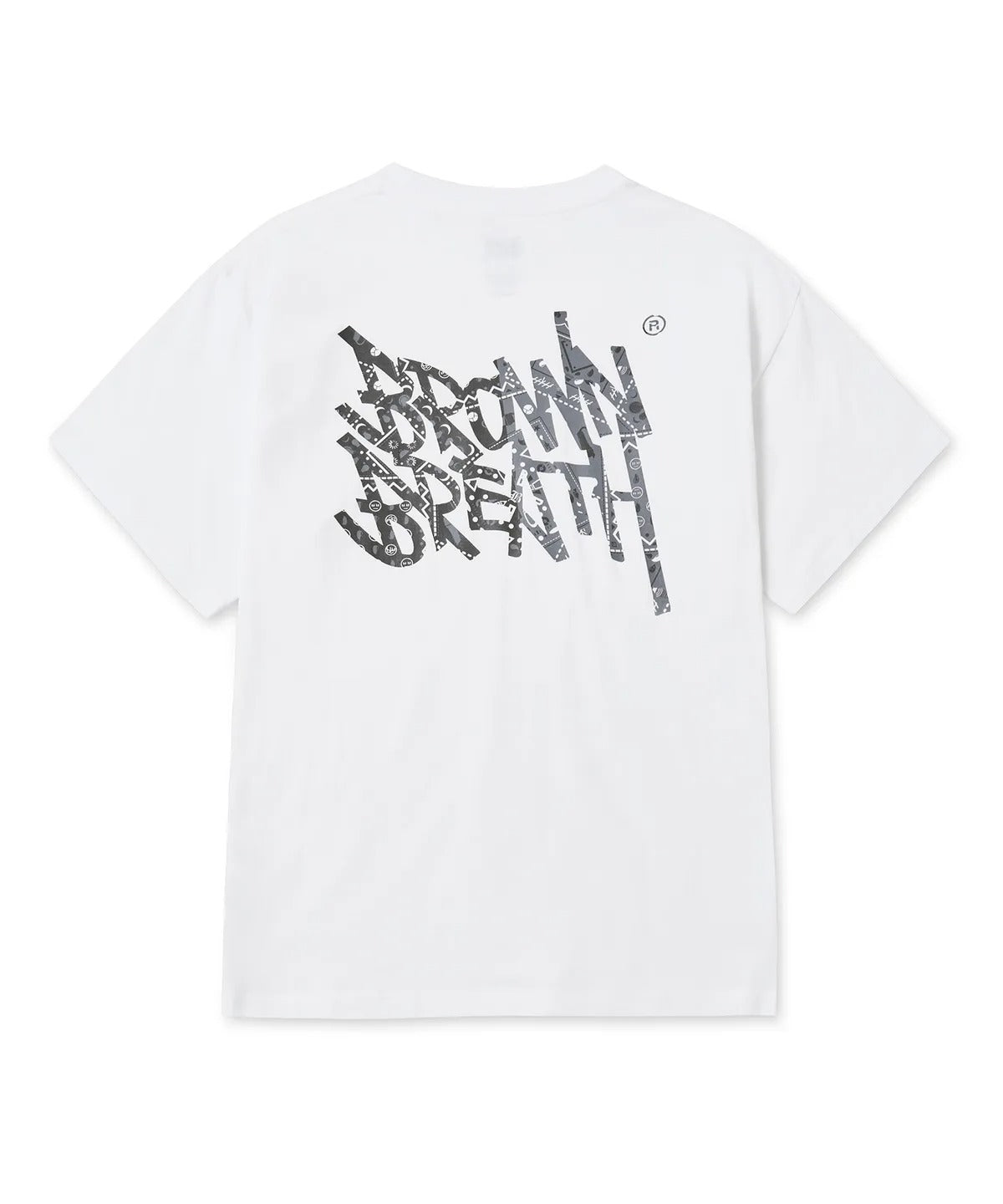 [BrownBreath] PAISLEY TAG TEE - WHITE