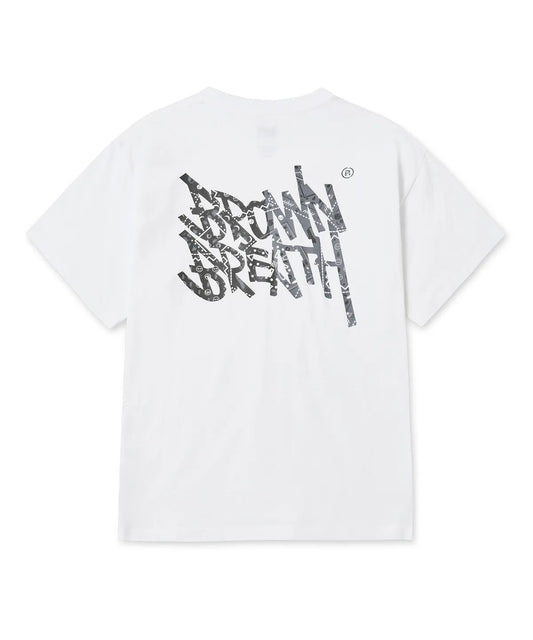 [BrownBreath] PAISLEY TAG TEE - WHITE