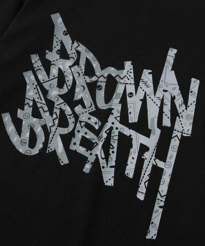 [BrownBreath] PAISLEY TAG TEE - BLACK