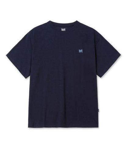 [BrownBreath] PAISLEY TAG TEE - NAVY