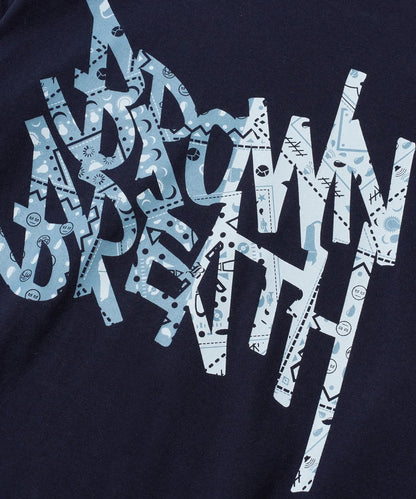 [BrownBreath] PAISLEY TAG TEE - NAVY