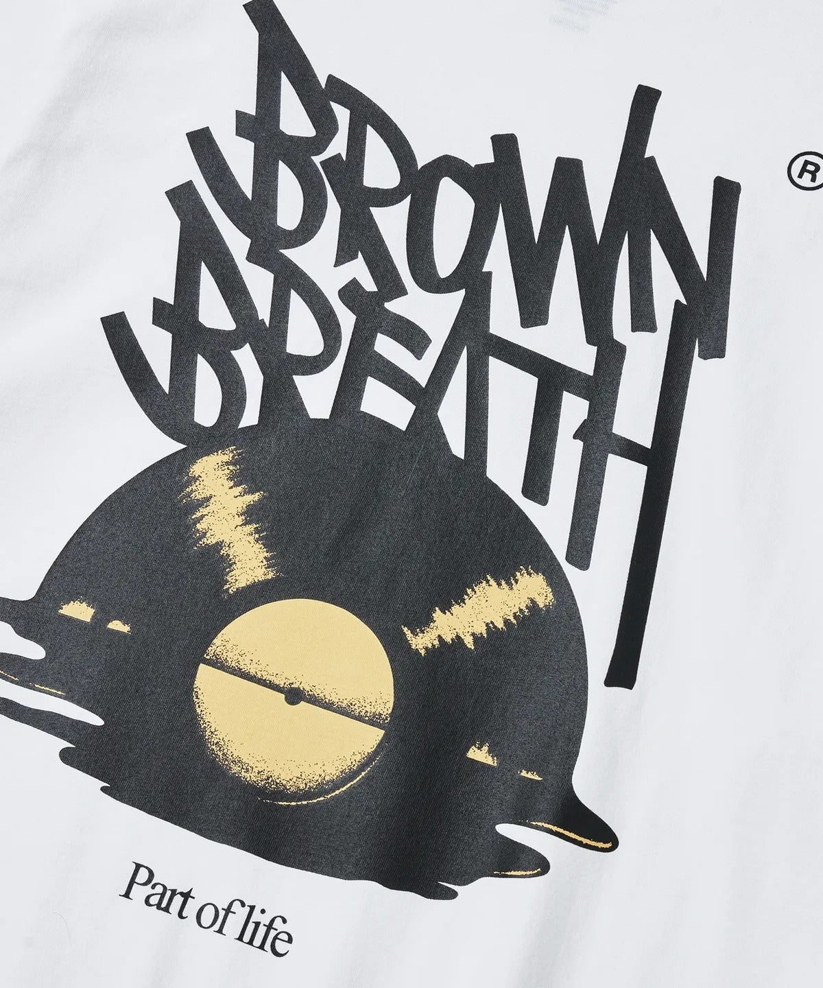 [BrownBreath] PART OF TAG TEE - WHITE