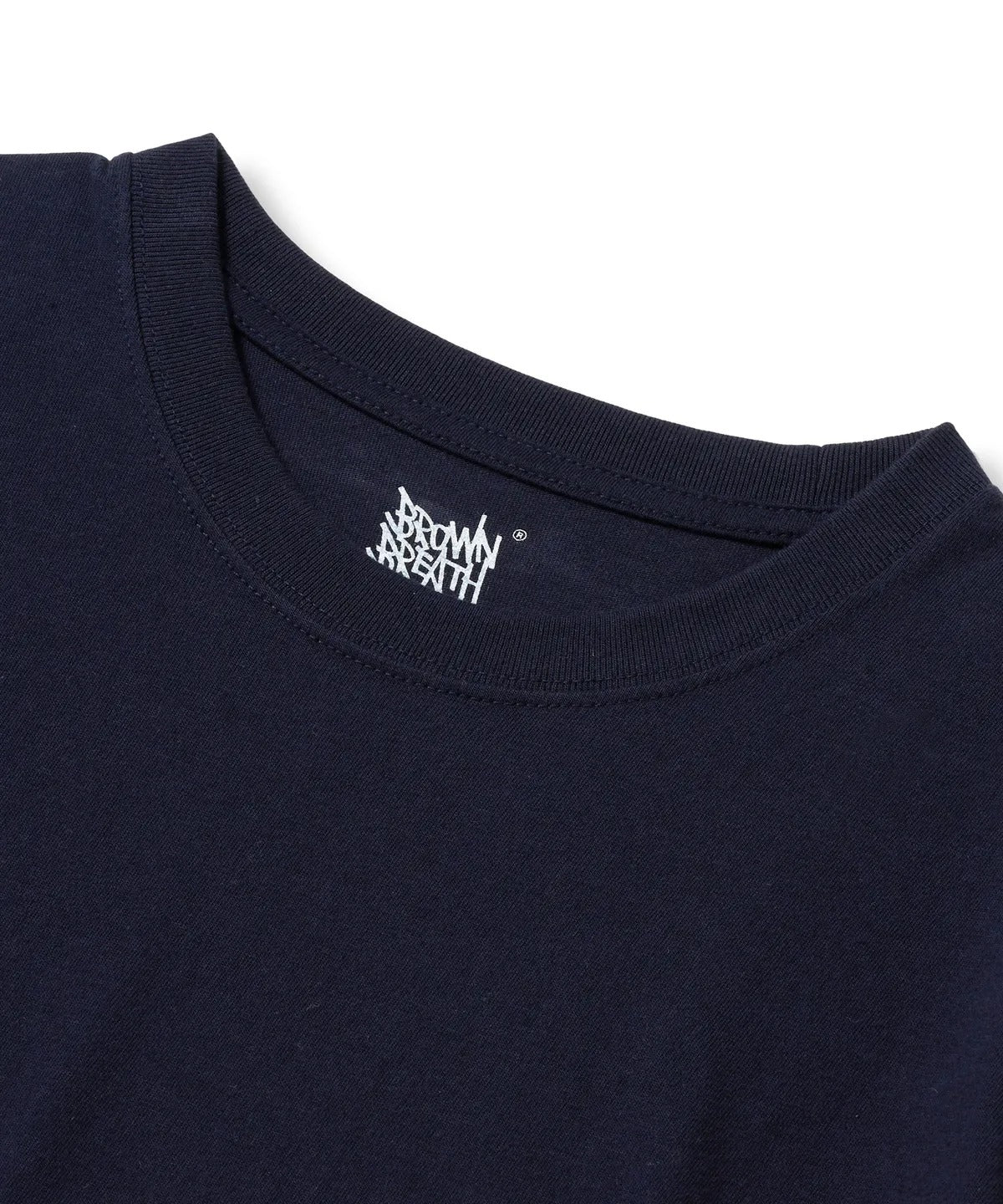 [BrownBreath] PAISLEY TAG TEE - NAVY