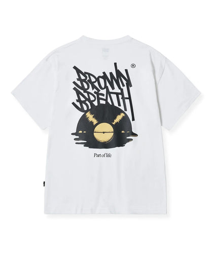 [BrownBreath] PART OF TAG TEE - WHITE