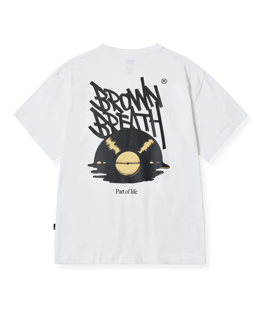 [BrownBreath] PART OF TAG TEE - WHITE