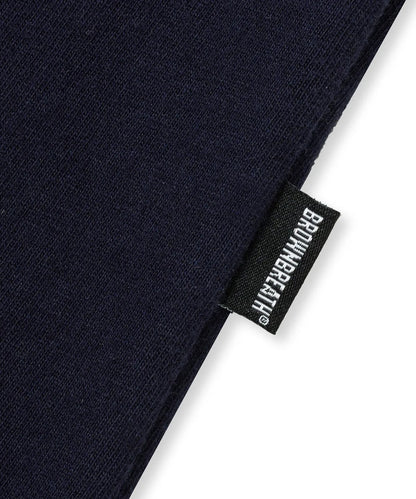 [BrownBreath] PAISLEY TAG TEE - NAVY