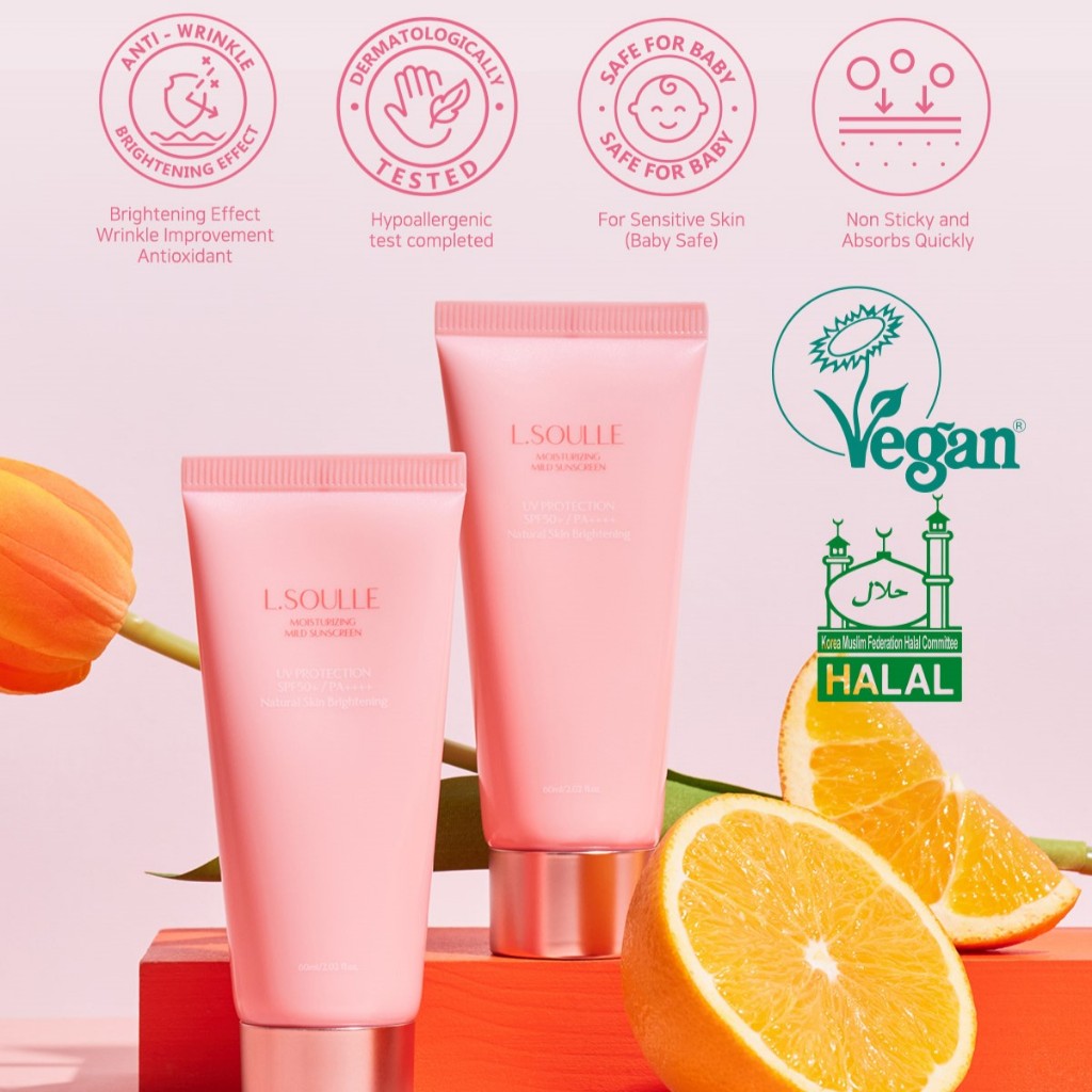 [HALAL] L.Soulle Moisturizing Mild Sunscreen