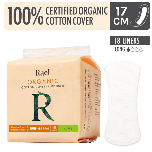 Rael Organic Cotton Cover Panty Liner Long